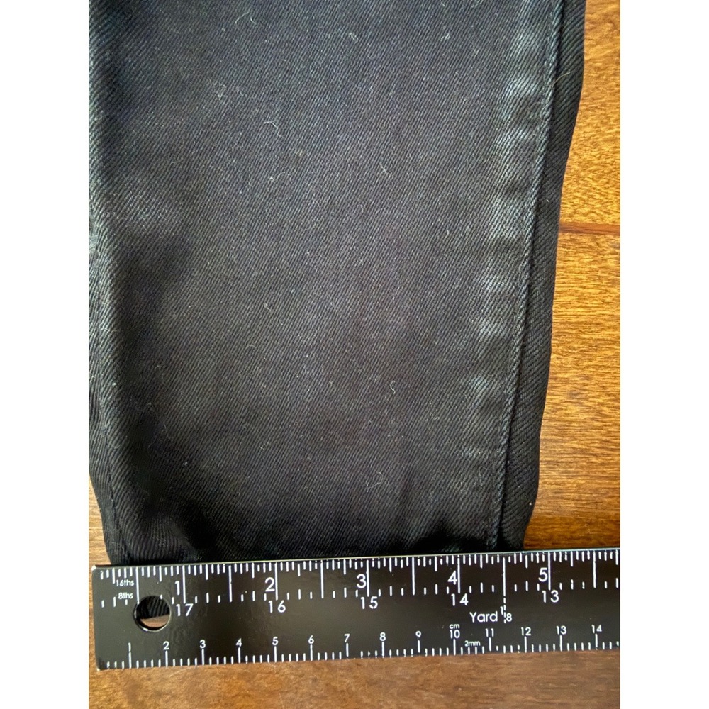 Hudson Skinny Jeans Women 27 Black Cotton Lyocell Stretch Made in USA Casual - Picture 9 of 10